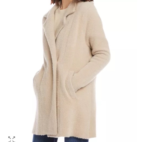 Karen Kane Notch Collar Sweater Coat - Picture 5 of 10